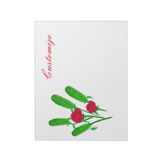 Bloc-note Beau bouquet de chiche avec Thunder_Cove Rose (Tourné)