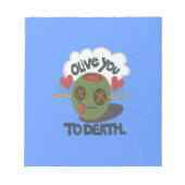 Bloc-note Beau Cool J'aime Afrique Art (Devant)