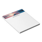 Bloc-note Beau coucher de soleil sur un lac de Calme (Incliné)