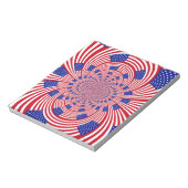 Bloc-note Beau drapeau américain Extraordinaire Kaleidoscope (Tourné)