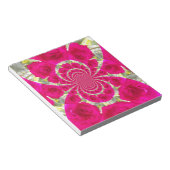 Bloc-note Beau Extraordinaire Roses rouges Motif Kaleidoscop (Incliné)