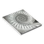 Bloc-note Beau gros plan en ammonite design (Incliné)