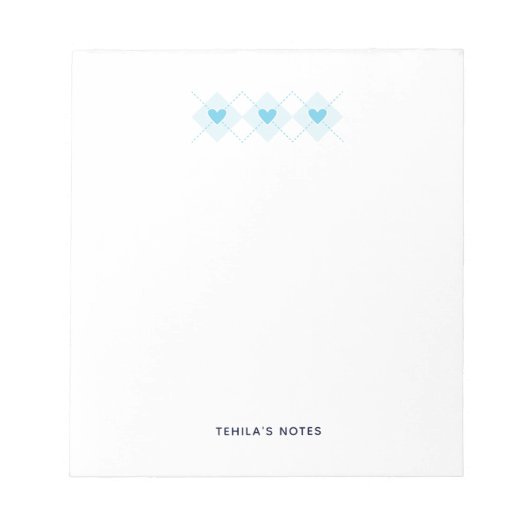 Bloc-note Beau Jacquard (Devant)