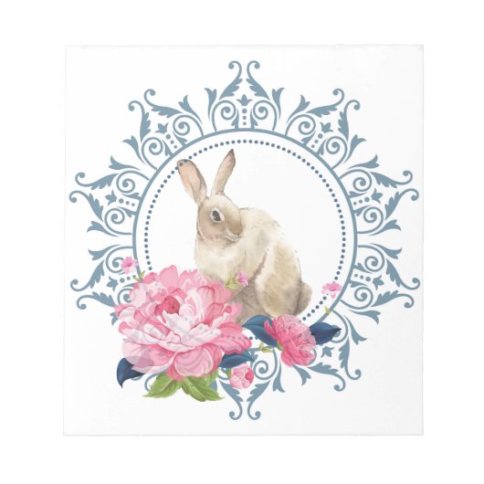 Bloc-note Beau lapin de Pâques (Devant)