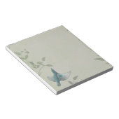 Bloc-note Beau Oiseau Bleu (Incliné)