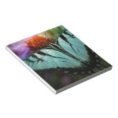 Bloc-note Beau papillon Turquoise Swallowtail (Incliné)