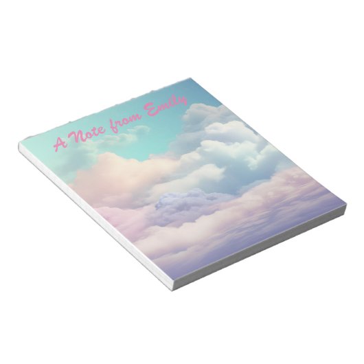 Bloc-note Beau Pastel Cloud (Incliné)