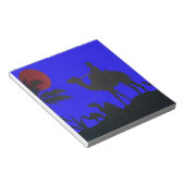 Bloc-note Beau Sky Sunset Camel Safari Silhouette (Incliné)