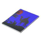 Bloc-note Beau Sky Sunset Camel Safari Silhouette (Tourné)