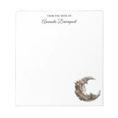 Bloc-note Beau visage dans la lune (Devant)