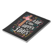 Bloc-note Beaucoup de choses peuvent arriver en 3 jours Jésu (Tourné)