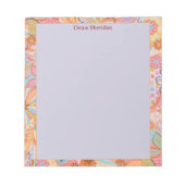 Bloc-note Beautiful Modern Aesthetic Personalized Name (Devant)