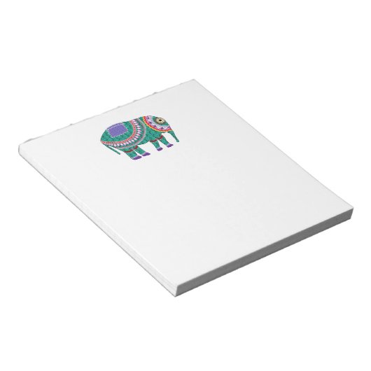 Bloc-note Beautiful Ornate Elephant (Incliné)