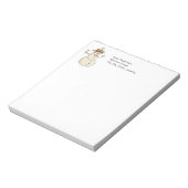 Bloc-note Beaux oiseaux d'hiver avec Snowman Chickadee de No (Tourné)