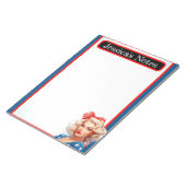 Bloc-note Bébé américain rétro Pinup_ (Incliné)