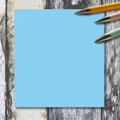 Bloc-note Bébé bleu couleur solide | Classique | Élégant