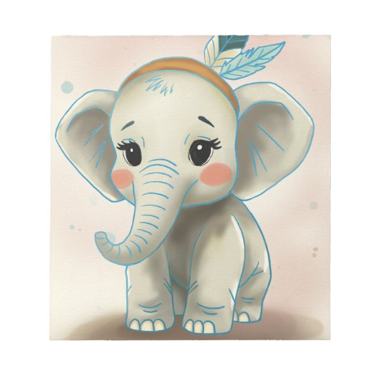 Bloc-note Bébé éléphant (Devant)