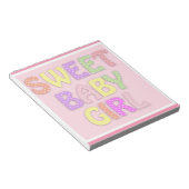 Bloc-note Bébé fille (Incliné)