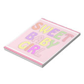 Bloc-note Bébé fille (Tourné)