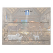 Bloc-note Bébé Jésus Manger Nativité de Noël (Devant)