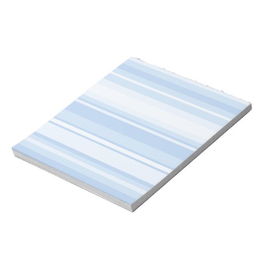 Bloc-note Bébé rayures bleues (Tourné)