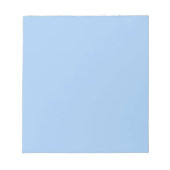 Bloc-note Bébé yeux bleus (couleur solide) (Devant)