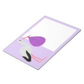 Bloc-note Bécasseau bébé de genre neutre Violet (Incliné)