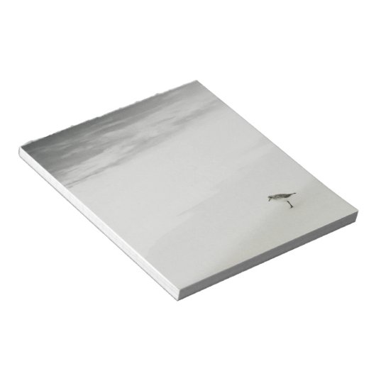 Bloc-note Bécasseau côtier sur la plage (Incliné)