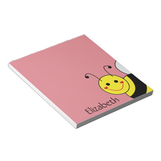 Bloc-note Bee Bumble Personnalisée (Incliné)