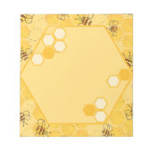 Bloc-note Bee Buzzing Honey Bees mignonne (Devant)