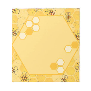 Bloc-note Bee Buzzing Honey Bees mignonne