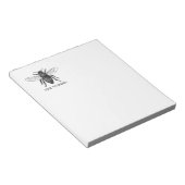 Bloc-note Bee Worker Honey Black Bumblebee (Incliné)