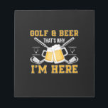 Bloc-note Beer Drinker Golf And Beer Birthday<br><div class="desc">Beer Drinker Golf And Beer Birthday</div>