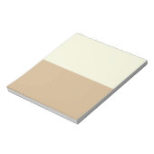 Bloc-note Beige et Tan (Tourné)