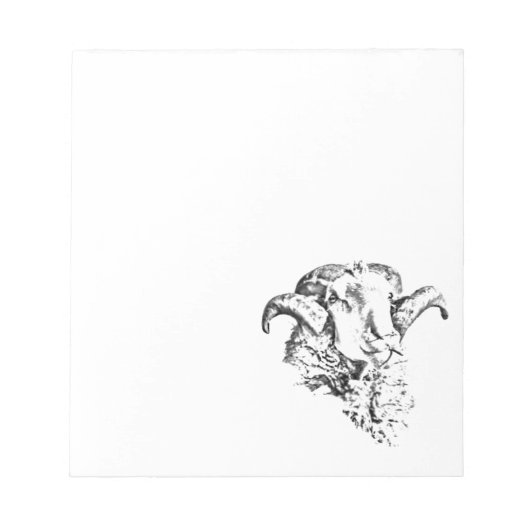 Bloc-note Bélier mignon (Devant)