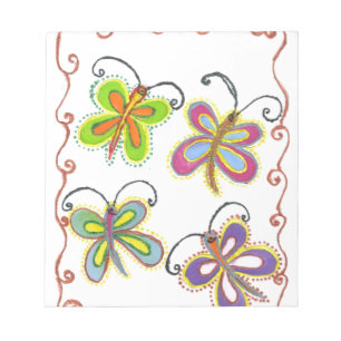 Bloc-note Belle Art Incroyable de Papillon Mignon : Cadeau P