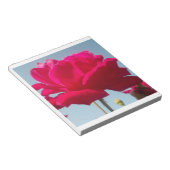 Bloc-note Belle belle Rose céleste rouge contre bleu (Incliné)