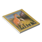 Bloc-note Belle couleur safari animal sauvage d'Afrique Extr (Incliné)