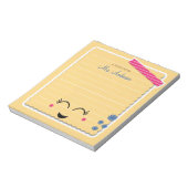 Bloc-note Belle Cute Orange Appréciation de l'enseignant (Tourné)