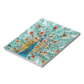 Bloc-note Belle émeraude vert turquoise Peacock (Tourné)