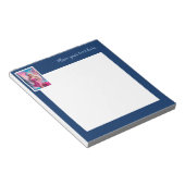 Bloc-note Belle fille de Noël rose 01 (Incliné)