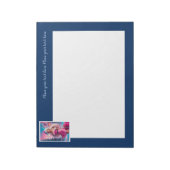 Bloc-note Belle fille de Noël rose 01 (Tourné)