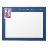 Bloc-note Belle fille de Noël rose 01 (Devant)