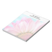 Bloc-note Belle Fleur rose Gros plan Photo (Tourné)