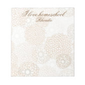 Bloc-note Belle florale de campagne (Devant)