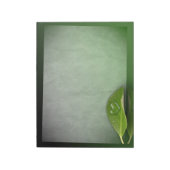 Bloc-note Belle gouttelette d'eau en forme de coeur sur la f (Tourné)