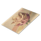 Bloc-note Belle illustration de rose vintage (Incliné)