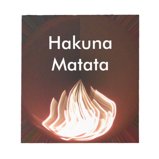 Bloc-note Belle image Abstraite (Devant)