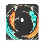 Bloc-note Belle impression Motif Art Africain (Devant)