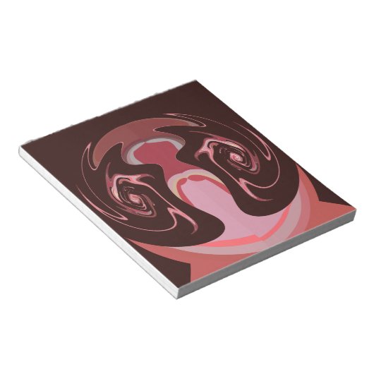 Bloc-note Belle Motif Maroon Africain Design d'impression (Incliné)